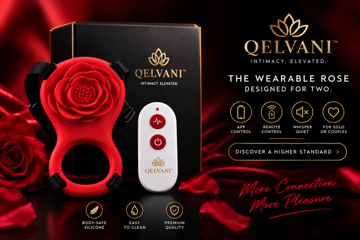 QELVANI™ Wearable Rose for Couples | App + Remote Control