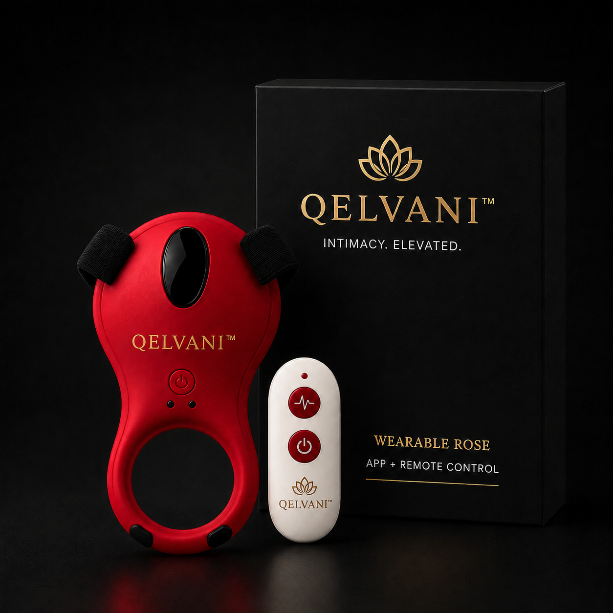 QELVANI™ Wearable Rose for Couples | App + Remote Control